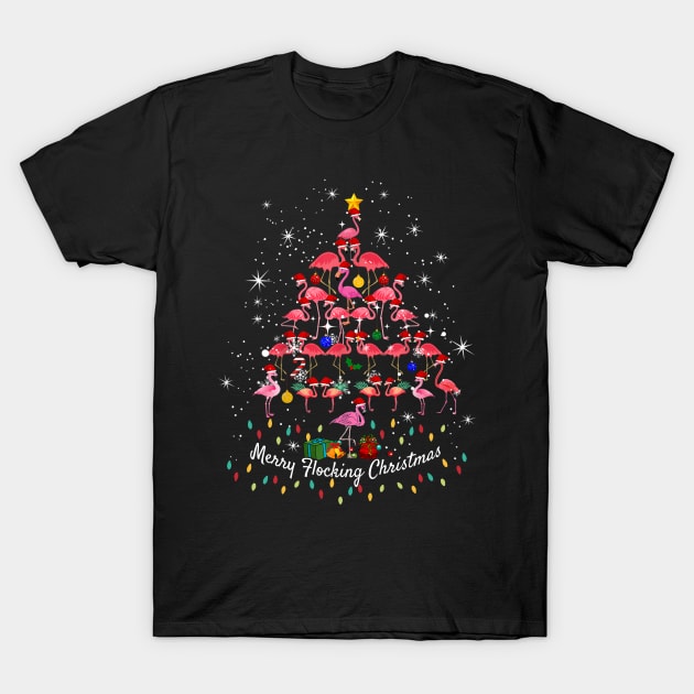 MERRY FLOCKING CHRISTMAS T-Shirt by JohnetteMcdonnell